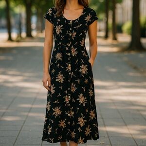 Olive Clothing Maxi Floral Dress | SIZE M